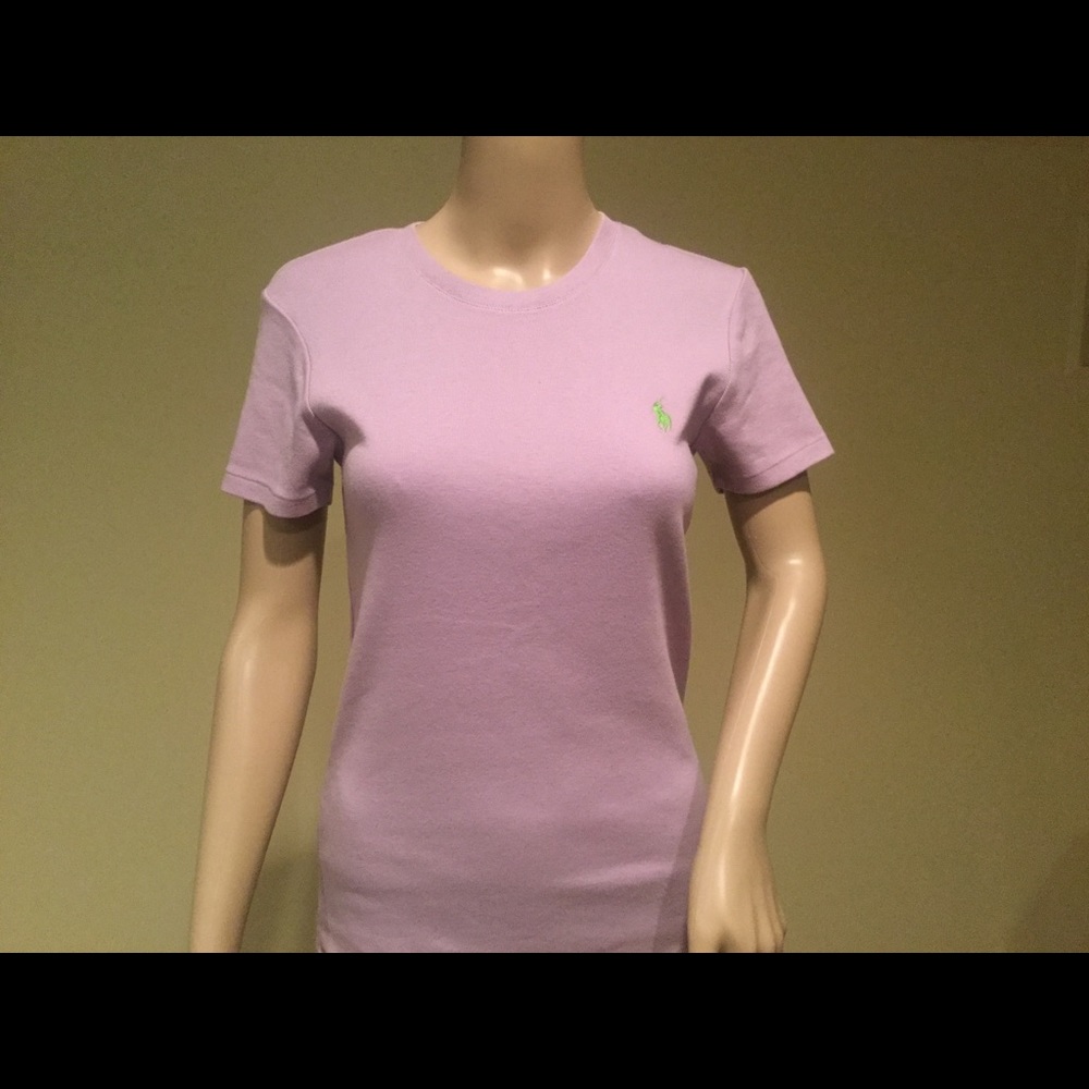 Ralph Lauren Women's Knit SS Shirt/Top Large NWT
